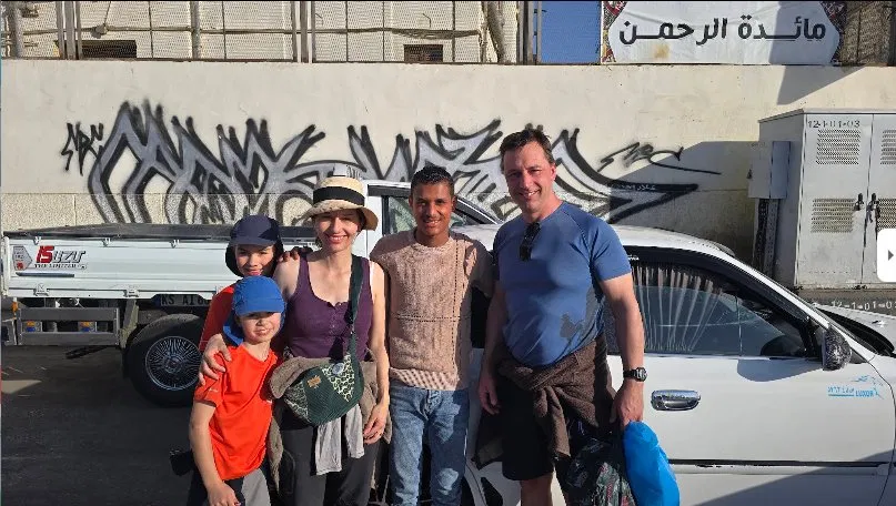 Family vehicle for sightseeing in Luxor