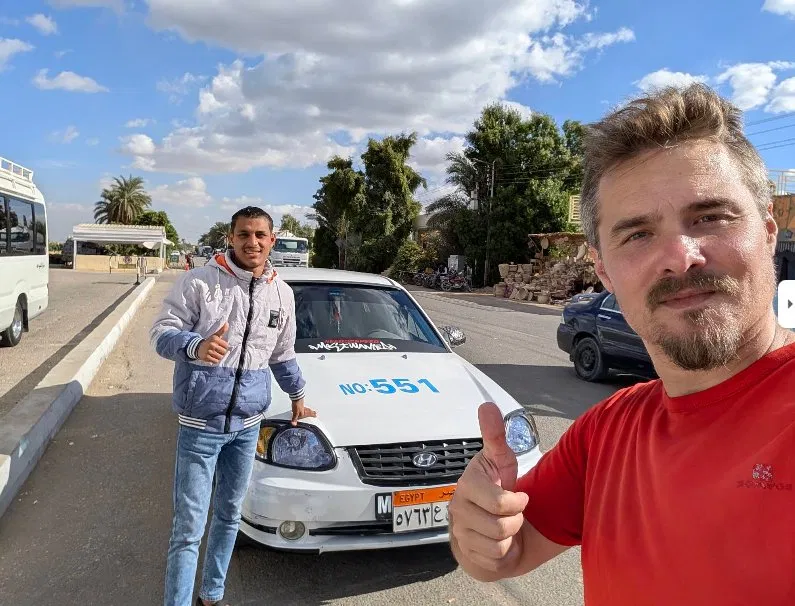 Traveler photo with Tito in Luxor, Egypt