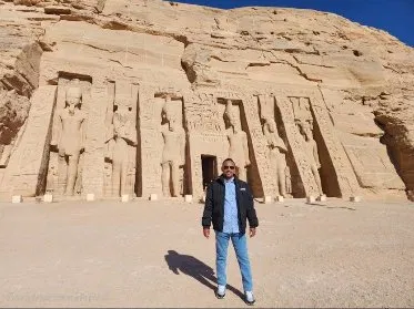 Traveler photo with Tito in Luxor, Egypt