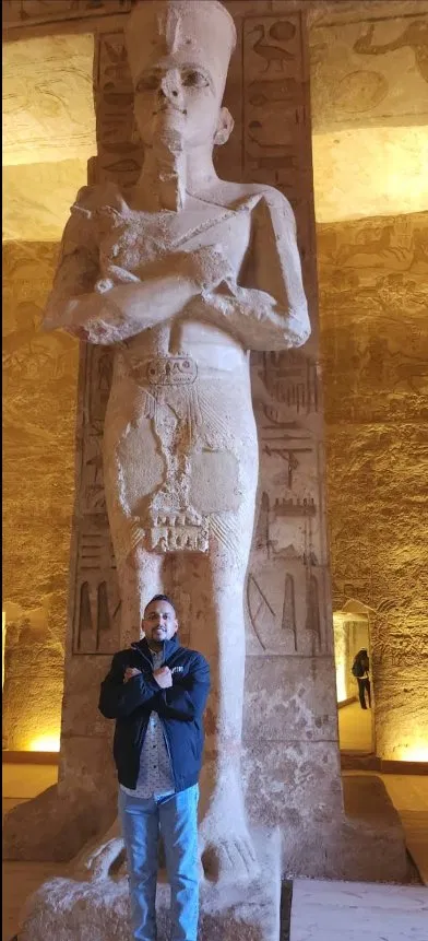 Traveler photo with Tito in Luxor, Egypt
